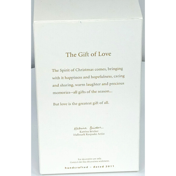 Hallmark Ornament Santa Claus 2011 Gift Of Love Heart Keepsake Collectible - Picture 3 of 12